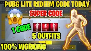 🔥 MUMMY SET REDEEM CODE PUBG MOBILE LITE | PUBG LITE REDEEM CODE TODAY | PUBG LITE REDEEM CODE |