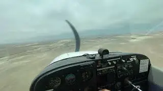 Desert  Airstrip Touch And Go in Namibia with Cessna 172...