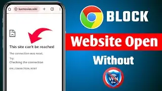 How To Open Blocked WebsiteIn Google Chrome | This site can't be reached Problem Solved