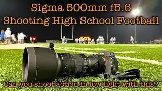 Sigma 500mm-HS Football