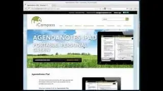 iCompass AgendaNotes iPad Overview