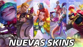 ASÍ SON LAS NUEVAS SKINS EXCLUSIVAS DE GARDEN PARTY EN WILD RIFT 🤯 (DE LOCOS)