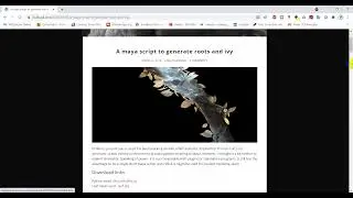 How to import RootsAndIvy python script on Maya 2022 | MAYA FOR BEGINNER | MAMA 3D