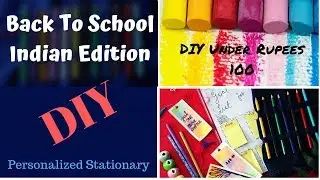 DIY | BACK to School | School Supplies | Indian Version| DIY on Budget | Nidhi Bhatia | Pankti Patel