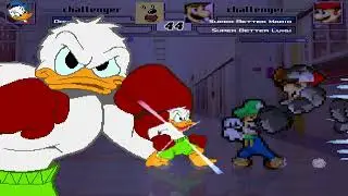 Donald Duck and Wubbzy VS Mario and Luigi