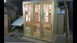 Видеообзор 3местной кедровой ик-сауны с керамическими нагревателями (Сазонкина)