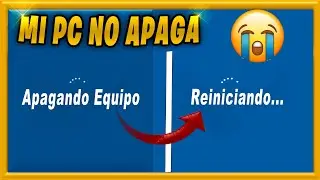 👉 Mi PC NO SE APAGA SOLO SE REINICIA ✅ SOLUCION 2026💥