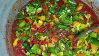 САМЫЙ ВКУСНЫЙ И БЫСТРЫЙ РЕЦЕПТ ЛЕЧО.//ДОМАШНЯЯ ЕДА #приготовление #рецепт #лечо