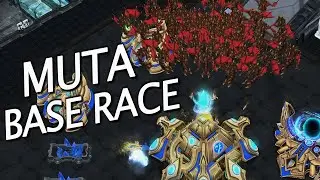 Muta BASE RACE against SKYTOSS | Grandmaster Zerg vs Protoss