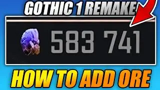 How to ADD ORE (CHEAT ENGINE) in GOTHIC 1 REMAKE - INFINITE ORE CHEATS
