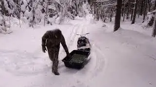 Покатушки на буксировщике-толкаче