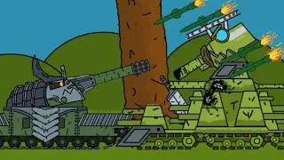 бой великих титанов | мультики про танки