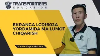 Ekranga LCD1602A yordamida ma'lumot chiqarish