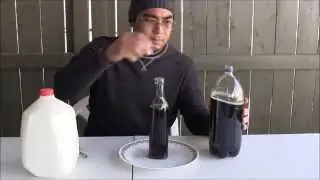 Soda and Milk Experiment BAD Mix Reaction