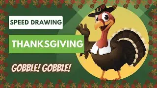 Thanksgiving Theme  | Speed Drawing