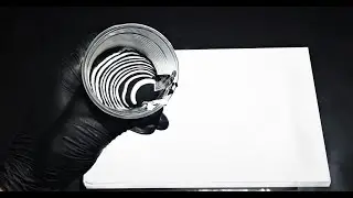 Easy acrylic pouring abstract art tutorial for beginners  | Puddle Pouring | Fluid Art Pouring