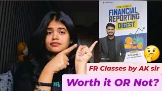 CA Final FR Classes | Honest Review😐|Aakash Kandoi | 