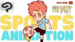 SPORTS ANIMATION ⚽ How to animate in Clip Studio PAINT PRO/EX | Kevin Farias