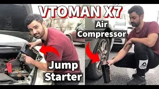 Testing the VTOMAN X7 Jump Starter with Air Compressor