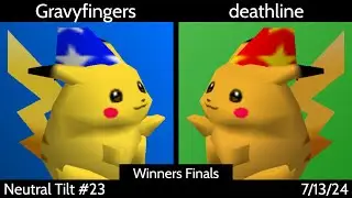 [SSB64] Neutral Tilt #23 (Singles) - Gravyfingers [P2] vs. deathline [P4] Winners Finals