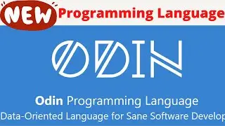 ODIN: A New Data Oriented Programming Language | 2022 Coding Language