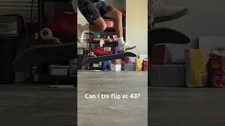Can I 360 flip at 43? #shorts