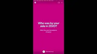 My Spotify Wrapped 2020