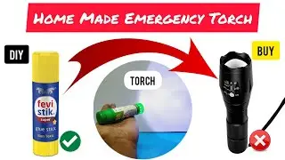 😎DIY Home Made Emergency Torch Using Fevi Stick.