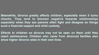 Divorce- A Tragedy