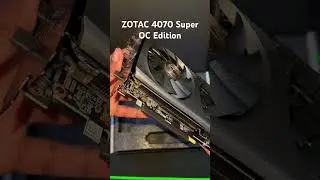 ZOTAC 2 Fan 4070 Super OC Edition #gaming #nvidia #zotac #pc #shorts #4070 #gpu #ytshorts #upgrade
