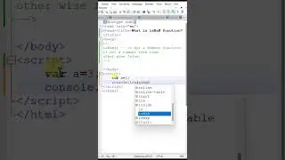 What is isNaN function in JavaScript? | Tech Tutorial | Praveen Kumar