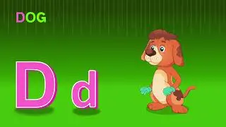 Phonic Song with One Word- D For Dog - ABC Alphabet Songs| Nursery Rhymes with Sounds for Kids