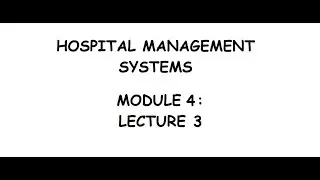 HOSPITAL MANAGEMENT SYSTEM || LECTURE 3