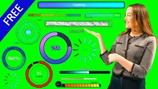 Loading Cool green screen (No Copyright)