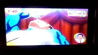 Vegeta bailando en Dbz la batalla de los dioses