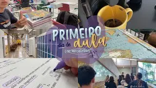 PRIMEIRO DIA DE AULA! 📚 ~ terceirão, mostrei tudo