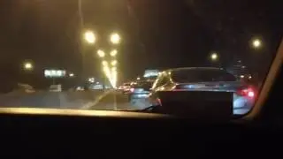 Nissan Teana с СГУ + Стробоскопы на Мкаде