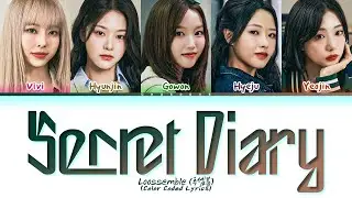 Loossemble Secret Diary Lyrics (Color Coded Lyrics)