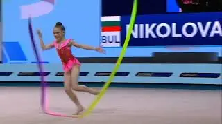 Stiliana NIKOLOVA Ribbon Final - European Championships Tel Aviv 2022