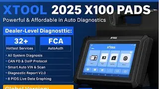 XTOOL 100 PADS Step-by-Step Throttle Body Reset Guide #xtool #throttlebody #RESET
