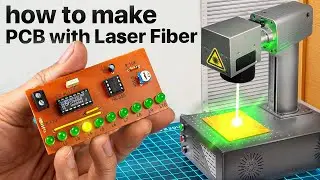 How to make PCB with laser fibre 30W
