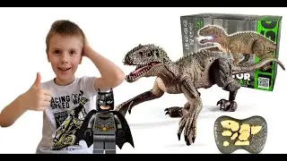 Устин и ДИНОЗАВРЫ в МИРЕ ЮРСКОГО ПЕРИОДА: ВЕЛОЦИРАПТОР !Динозавр MKTOYS Велоцираптор со звуком. 13+