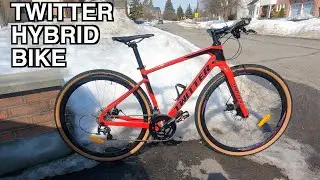 TWITER CARBON HYBRID BIKE | UNBOXING | CANADA