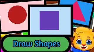 shapes learning with colors | let's learn shapes and colors #drawing