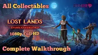 lost lands 1: Dark Overlord Complete walkthrough | All Collectables | 1080p