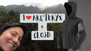 Deconstructing an Arc'teryx Jacket in CLO3D