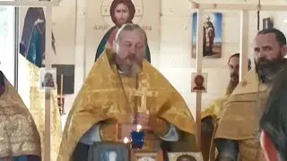 Слово пастыря на Престольном празднике о возрождающем монастыре. #монастырь #возрождение #кирпичное