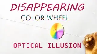 DISAPPEARING COLOR WHEEL | NEWTON DISC | OPTICAL ILLUSION