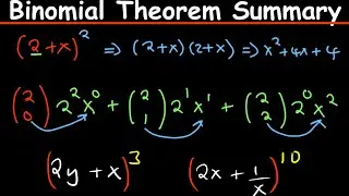 Binomial Theorem in 20 minutes