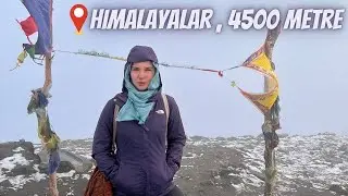 HİMALAYALAR'da ÇIPLAK AYAK Trekking Yapıyorum! / Zirveye Ulaştım! 3. Bölüm ~ 107